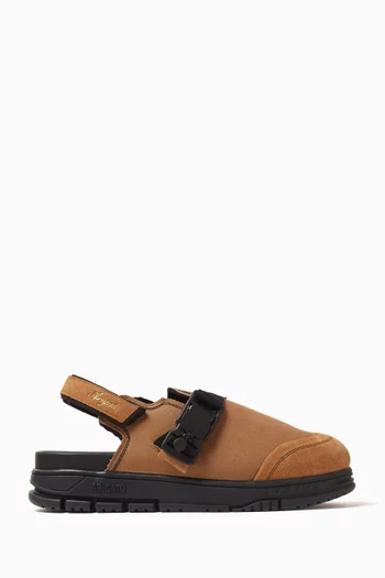 Area Sandals in Canvas & Suede