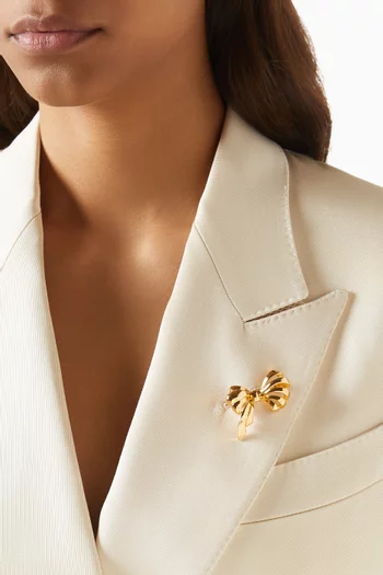 1980s Rediscovered Vintage Bow Brooch