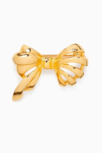 1980s Rediscovered Vintage Bow Brooch