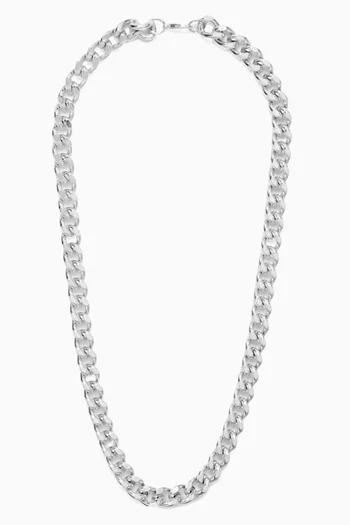 1980s Rediscovered Vintage Chunky Curb Chain Necklace