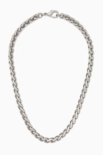 1990s Vintage Wheat Chain Necklace