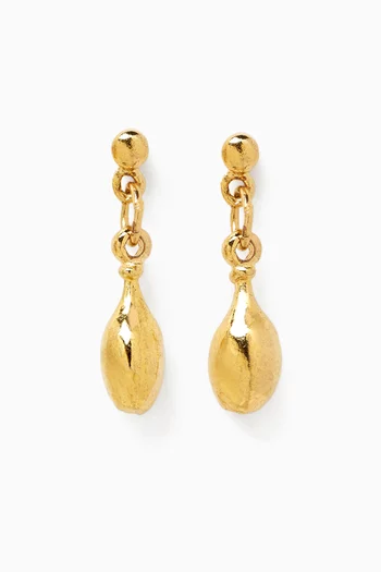 1980s Rediscovered Vintage Pear Drop Earrings