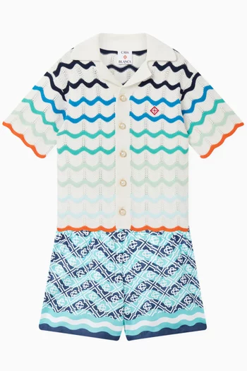 Monogram Wave Swim Shorts