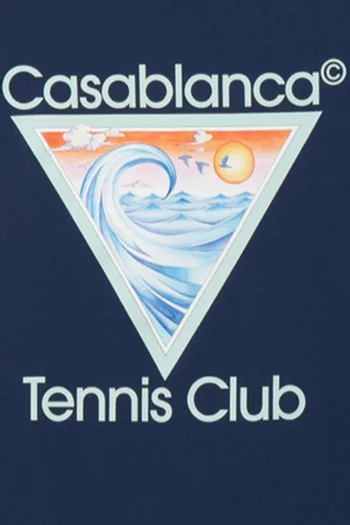 تي شيرت بطبعة Tennis Club قطن