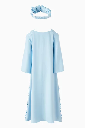 Nubia Kaftan Dress in Crepe