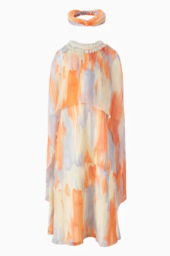 Leocladia Kaftan Dress in Chiffon