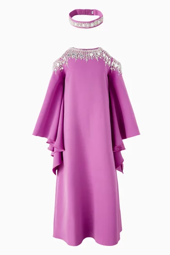 Hestia Kaftan Dress in Crepe
