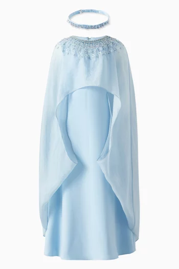 Exclusive Cape Kaftan in Chiffon & Crepe