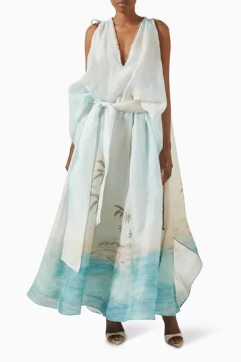 Illuminate Plunge Gown in Silk Blend