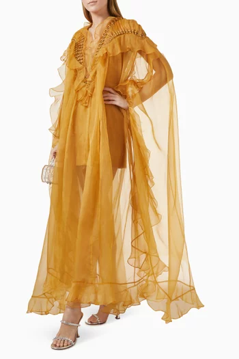 Balance Braided Gown in Silk-organza