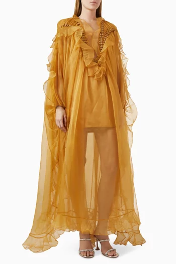 Balance Braided Gown in Silk-organza