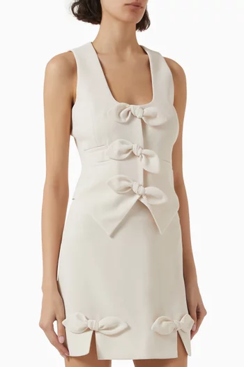 Nadia Bow Waistcoat in Crepe