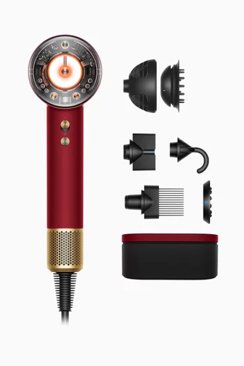 Red Velvet/Gold Supersonic Nural™ Hair Dryer