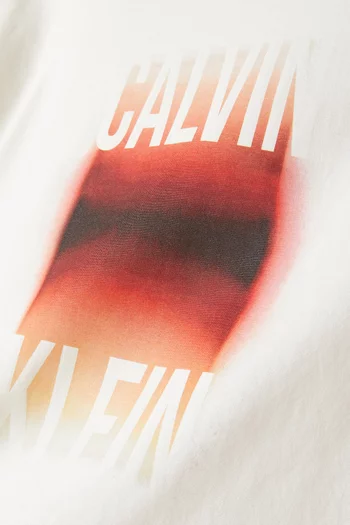 Gradient Logo T-shirt in Cotton