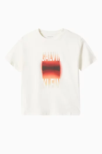 Gradient Logo T-shirt in Cotton