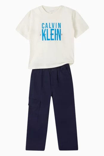 Logo T-shirt in Cotton