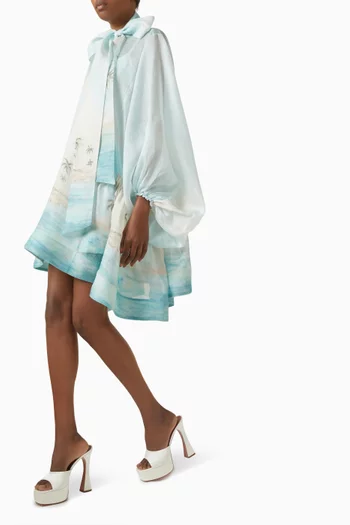 Illuminate Mini Dress in Linen Blend
