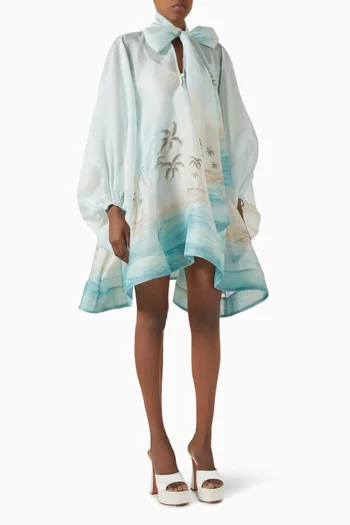 Illuminate Mini Dress in Linen Blend