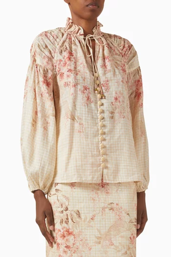 Illuminate Billow Blouse in Ramie