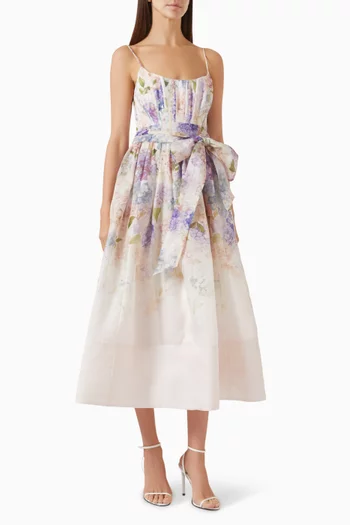 Bliss Corset Dress in Linen Blend