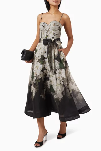 Balance Picnic Dress in Linen Blend
