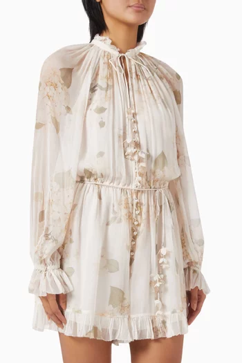 Balance Flutter Playsuit in Viscose