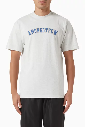 Varsity Logo T-shirt in Jersey