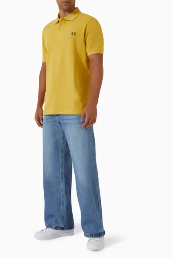 Fred Perry Polo Shirt in Cotton Piqué