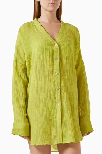 Barcelona Oversized Tunic in Linen