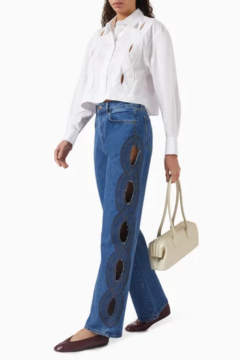 Pouja Interwoven Braided Jeans