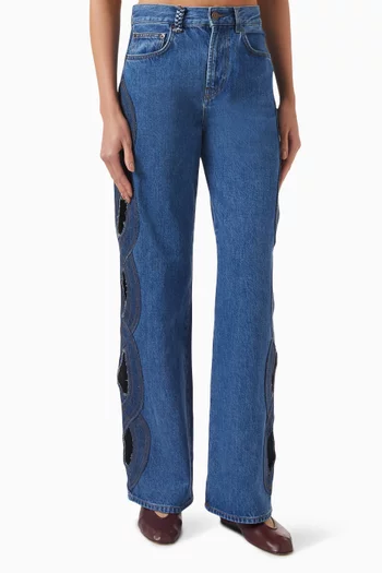 Pouja Interwoven Braided Jeans
