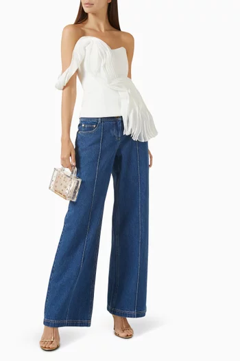 Wigbeth One-shoulder Ruffle Top