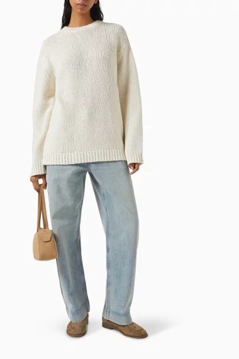 بنطال جينز 334 بقصة ساق مستقيمة دينم