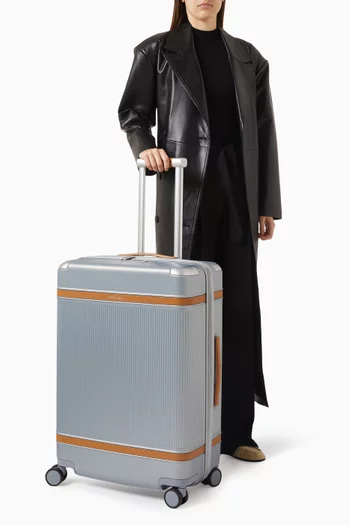 Aviator Grand Checked Luggage in Recycled Polycarbonate
