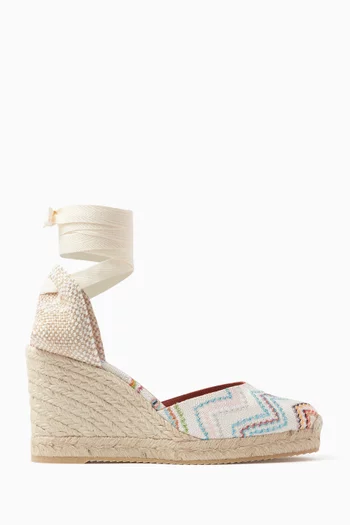 Eva 80 Raschel Wave Espadrilles in Jute