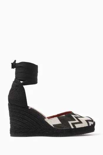 Eva 80 Raschel Wave Espadrilles in Jute