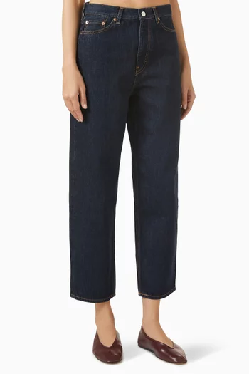 Tapered High-Rise Jeans