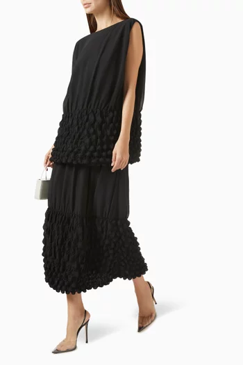 Bubble-Hem Blouse