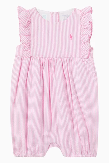 Baby Striped Romper in Cotton