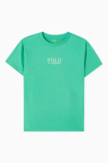 Polo Logo Graphic T-shirt in Cotton