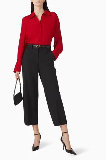 Bridget Oversized Shirt in Silk Blend