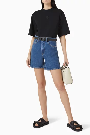 Myers Crop T-shirt in Cotton