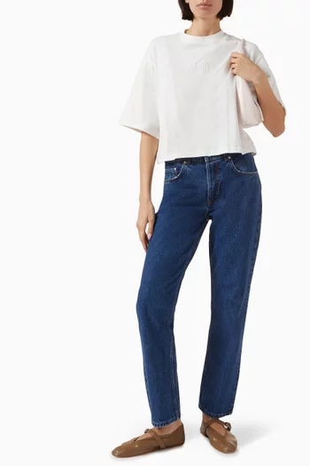 Myers Crop T-shirt in Cotton