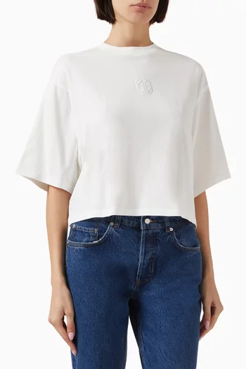 Myers Crop T-shirt in Cotton