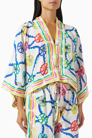 Menorca Printed Top