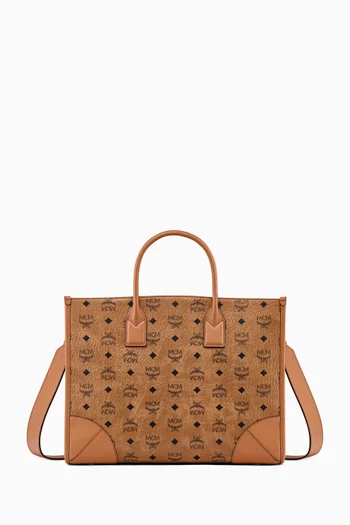 Large München Tote in Visetos Monogram Canvas