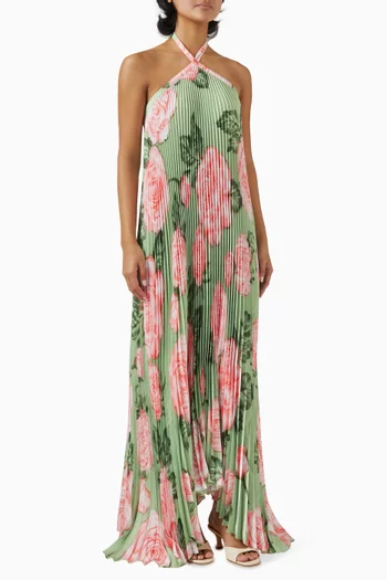 Deesse Pleated Gown