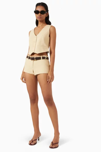 Roma Vest in Wool-blend