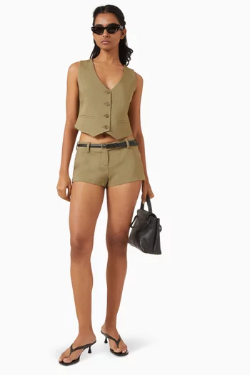 Roma Vest in Wool-blend