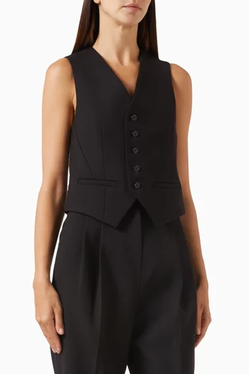 Gelso Waistcoat in Suiting Fabric